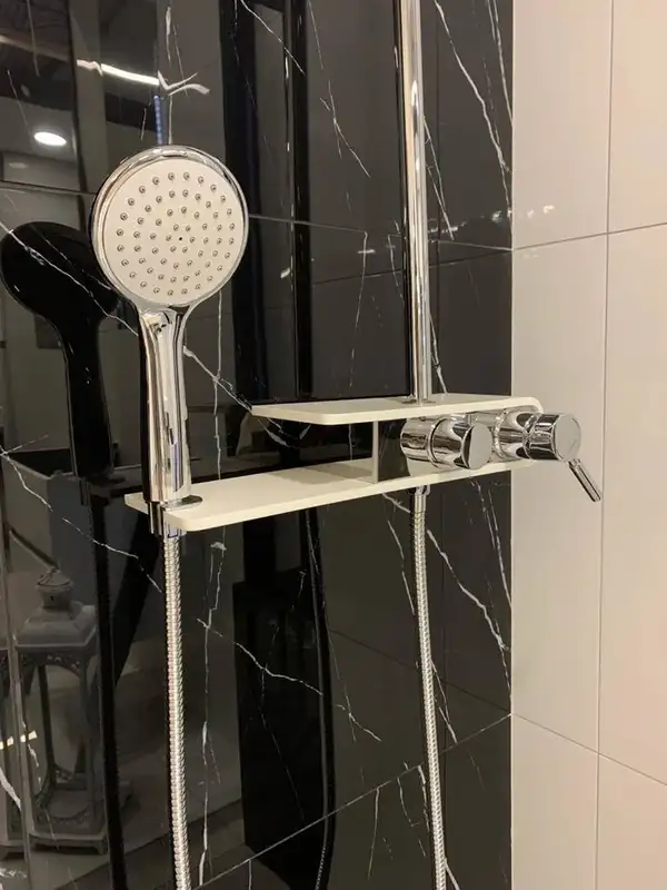 Душовий гарнітур Corsan KLAR FIBER CHROME WHITE (CMN002)