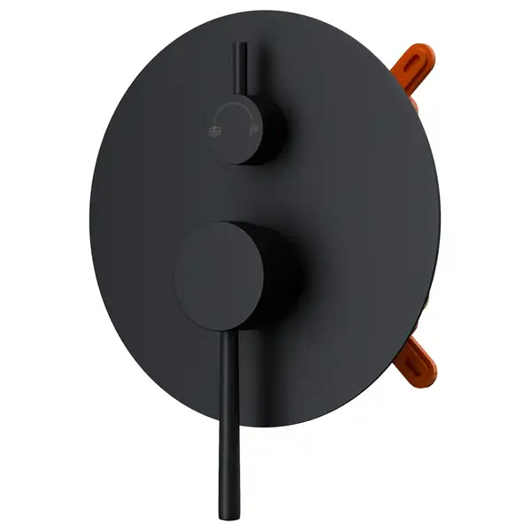 Душевая система CORSAN LUGO BLACK + BOX скрытого монтажа (Z03MBL)