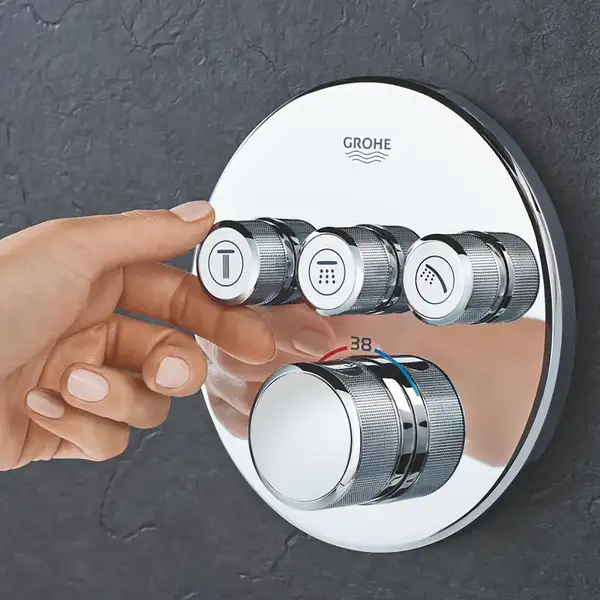 Душевая система скрытого монтажа с термостатом Grohe Grohtherm SmartControl c Tempesta 250 (цвет - хром) (26416SC2) Душевая система скрытого монтажа с термостатом Grohe Grohtherm SmartControl c Tempesta 250 (цвет - хром) (26416SC2)