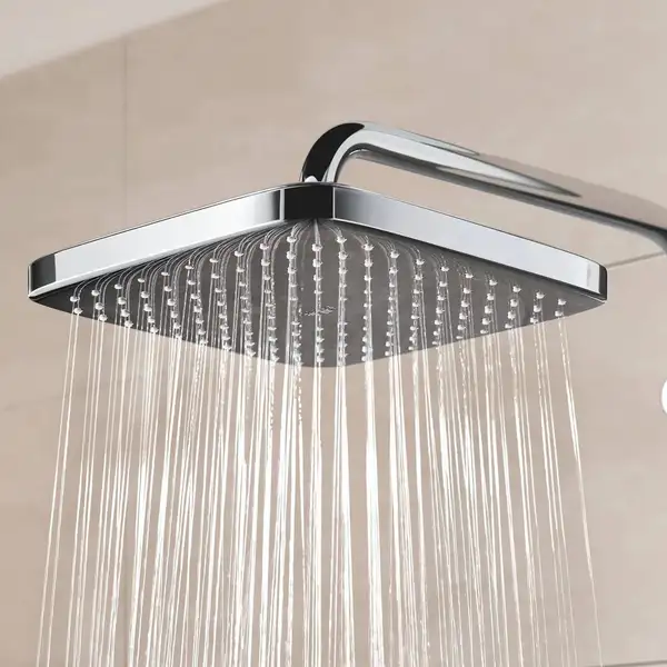 Душова система з термостатом, настінний монтаж Grohe QuickFix Vitalio Start System 250 Cube 26697000 Душова система з термостатом, настінний монтаж Grohe QuickFix Vitalio Start System 250 Cube 26697000