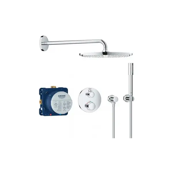 Комплект для душа Grohe Grohtherm з Rainshower Cosmopolitan 310 (34731000) Комплект для душа Grohe Grohtherm з Rainshower Cosmopolitan 310 (34731000)