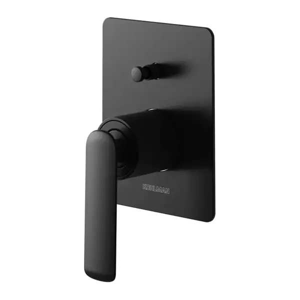 Душевая система KOHLMAN EXPERIENCE 25 BLACK + BOX скрытого монтажа (QW210EBR25)