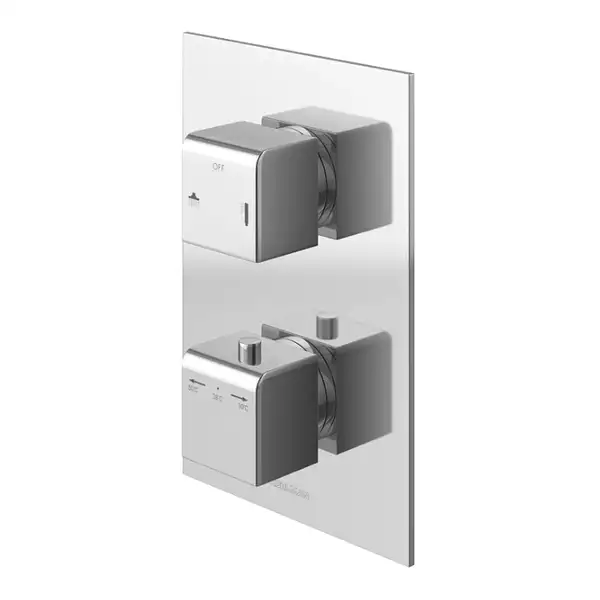 Душевая система с термостатом KOHLMAN EXCELENT 40 CHROME + BOX скрытого монтажа (QW432HQ40)