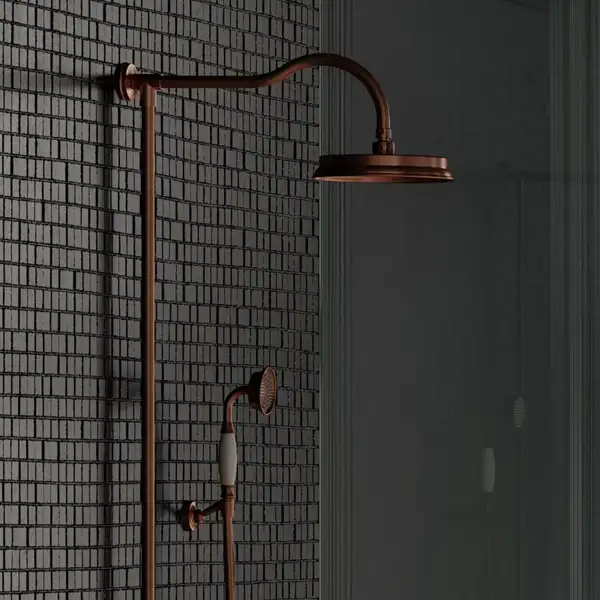 душевая система с термостатом Omnires Armance antique copper (AM5244/6ORB)