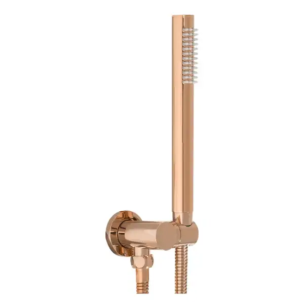 Душевая система с термостатом REA MILER ROSE GOLD + BOX скрытого монтажа (REA-P6613)