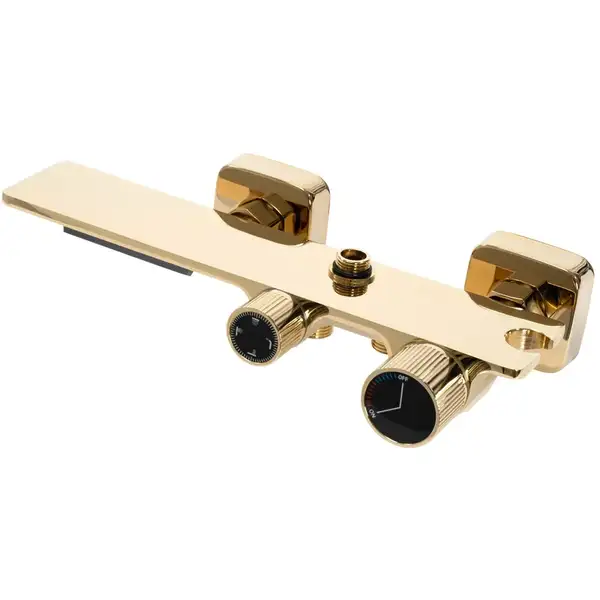 Душевой гарнитур REA HELIX GOLD с изливом (REA-P6619)