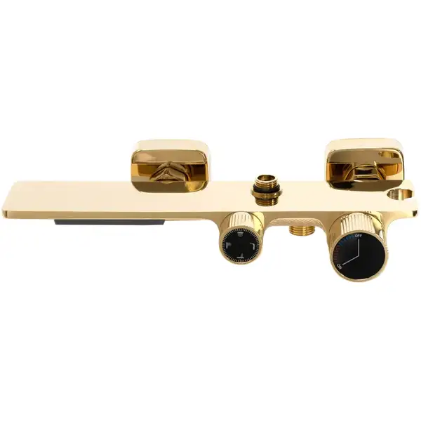Душевой гарнитур REA HELIX GOLD с изливом (REA-P6619)
