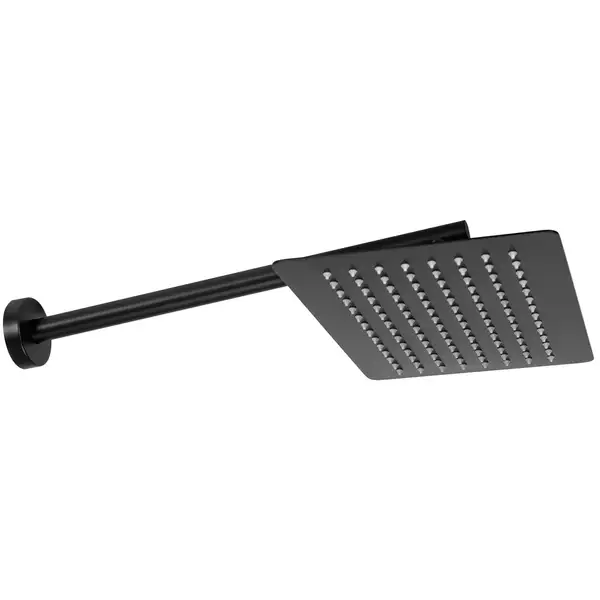 Rea Oval Black Душова система прихованого монтажу, чорна (REA-P8467)