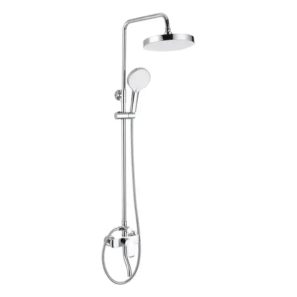 Душевой гарнитур REA BLOOM CHROME WHITE с изливом (REA-P9527)