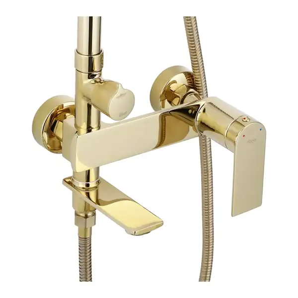 Rea Storm Gold Душовий гарнітур, золотий (REA-P9531)