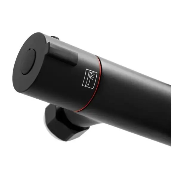 Душевой гарнитур Yoka BERGEN 25 BLACK черный с термостатом (BP.BERGEN THERM 25 BLK)