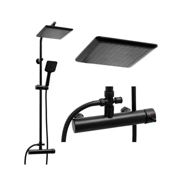 Душевой гарнитур Yoka BODO 23 BLACK черный (BP.BODO 23 BLK)