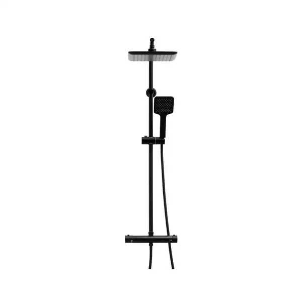 Душовий гарнітур Yoka BODO 23 BLACK черный з термостатом (BP.BODO THERM 23 BLK)