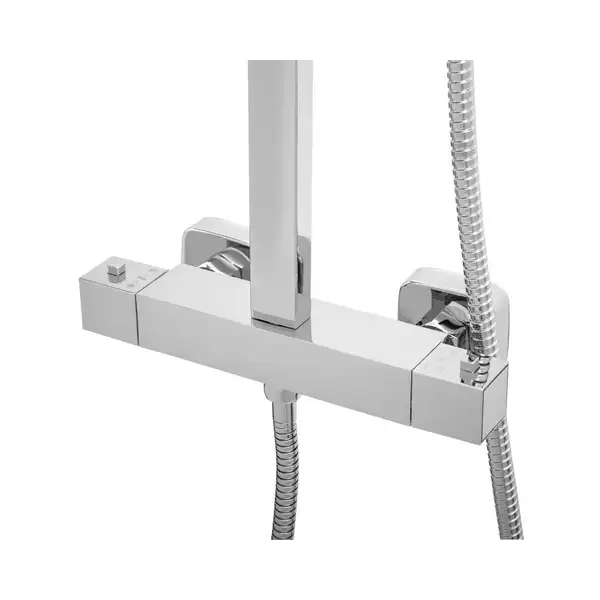 Душовий гарнітур Yoka CUBE 25 CHROM хром з термостатом (BP.CUBE THERM 25 CHRO)