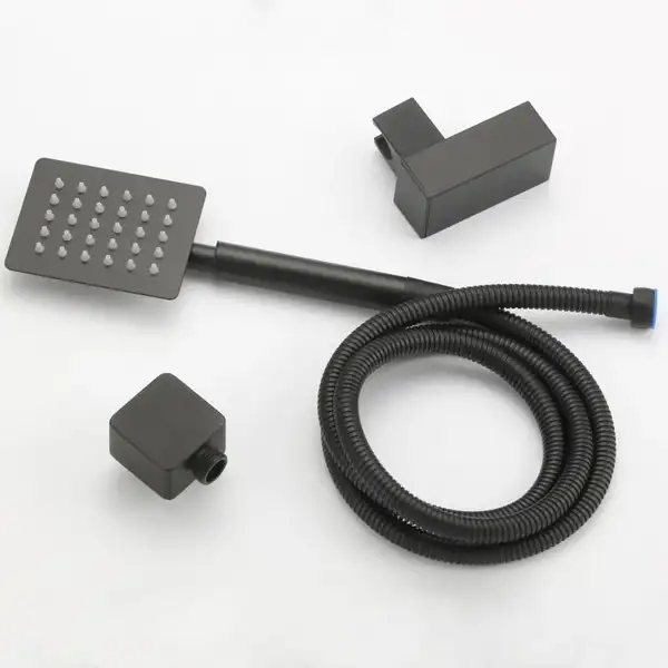 Душовий гарнітур прихованого монтажу Yoka DUAL 30 BLACK + BOX чорний (BP.DUAL30 BLK)