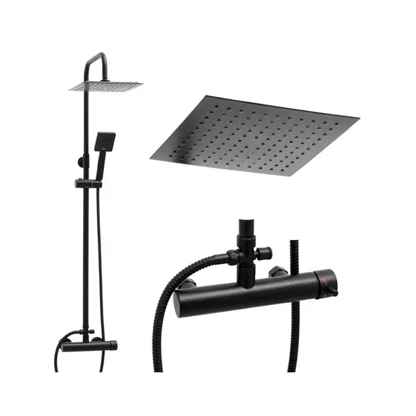 Yoka Flova 25 Черный душевой гарнитур (BP.FLOVA 25 BLK)
