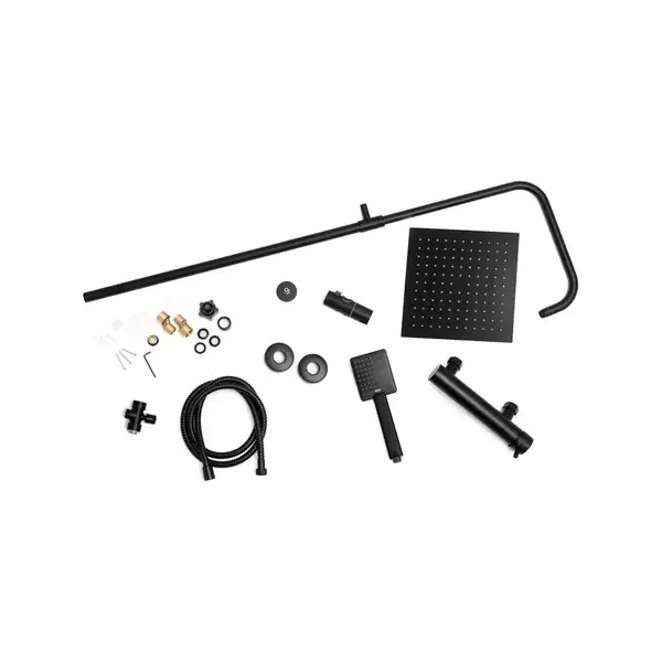 Yoka Flova 25 Черный душевой гарнитур (BP.FLOVA 25 BLK)