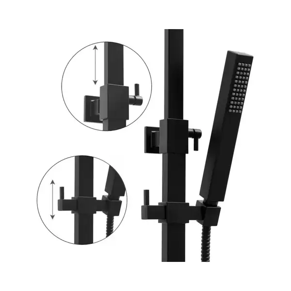 Душовий гарнітур Yoka GIRA 25 BLACK черный з термостатом (BP.GIRA THERM 25 BLK) Душовий гарнітур Yoka GIRA 25 BLACK черный з термостатом (BP.GIRA THERM 25 BLK)
