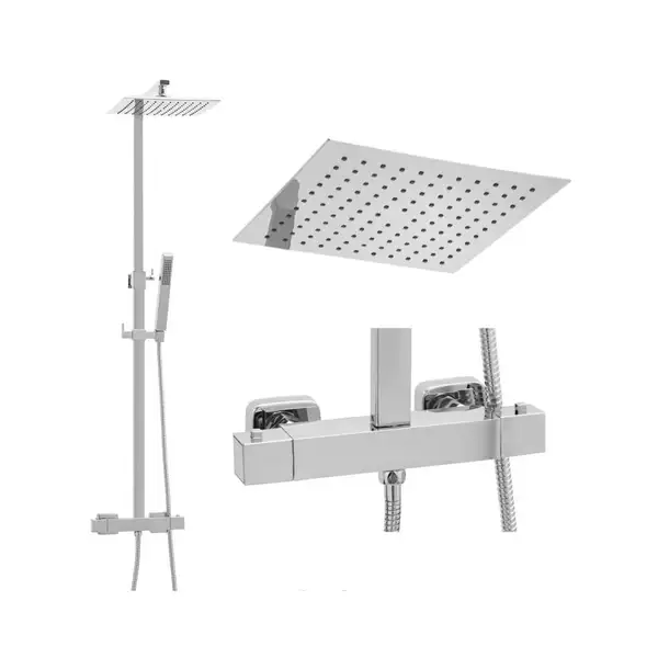 Душовий гарнітур Yoka GIRA 25 CHROM хром з термостатом (BP.GIRA THERM 25 CHR)