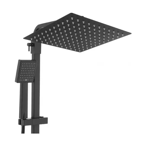 Душевой гарнитур Yoka GOBA 25 BLACK черный с термостатом (BP.GOBA-THERM-25-BLK)