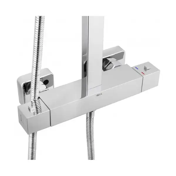 Душевой гарнитур YOKA GOBA 25 CHROME с термостатом (BP.GOBA-THERM-25-CHR)