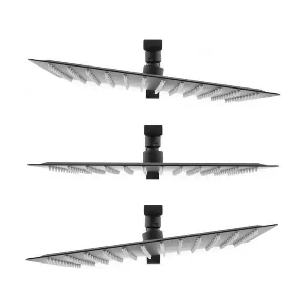 Душевой гарнитур Yoka GOBA 30 BLACK черный с термостатом (BP.GOBA-THERM-30-BLK)