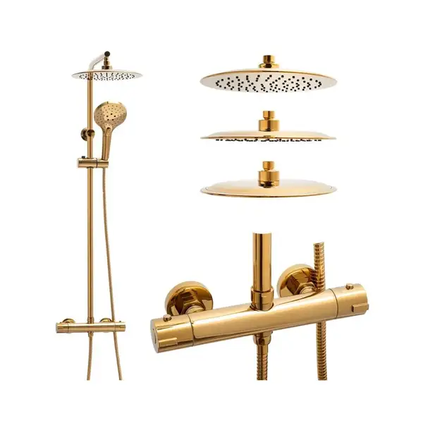 Душевой гарнитур Yoka OMAN 25 THERM L.GOLD золотой (BP.OMAN25-THERM-GLD)