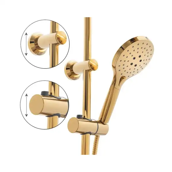 Душевой гарнитур Yoka OMAN 25 THERM L.GOLD золотой (BP.OMAN25-THERM-GLD)