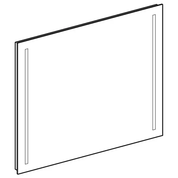 Зеркало с LED подсветкой Geberit Option 80 х h65 х 3,6 см (500.588.00.1)