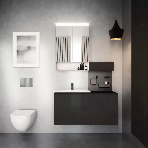Дзеркало з LED підсвічуванням 70 х h70 см Geberit Option Basic Square  502.806.00.1