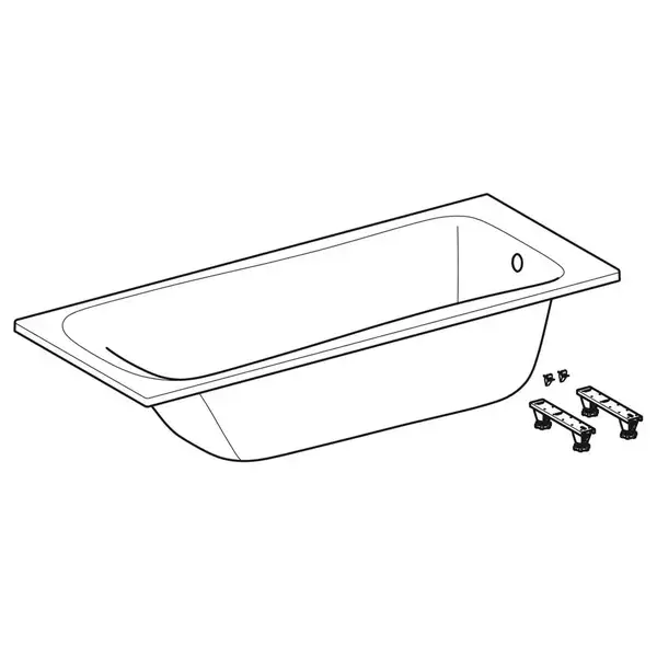 Дзеркало з LED підсвічуванням 80 х h70 см Geberit Option Basic Square  502.807.00.1