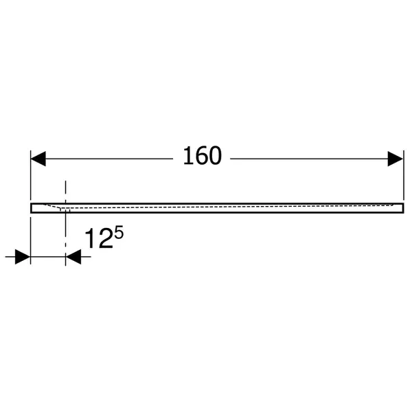 Дзеркало з LED підсвічуванням 90 х h70 см Geberit Option Basic Square  502.808.00.1