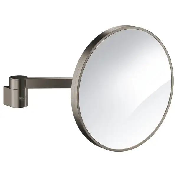 Зеркало косметическое Grohe Selection, тёмный графит, матовый (41077AL0) фото 1 Aquada.com.ua Зеркало косметическое Grohe Selection, тёмный графит, матовый (41077AL0) фото 1 Aquada.com.ua