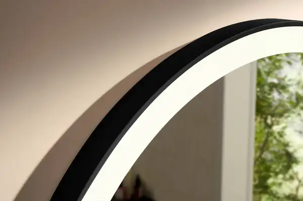 Дзеркало з підсвічуванням Ø900 мм Hansgrohe Xarita Lite S, чорний матовий  54967670