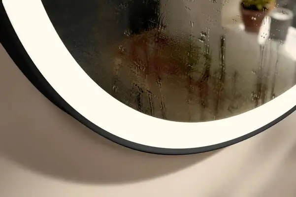 Дзеркало з підсвічуванням Ø900 мм Hansgrohe Xarita Lite S, чорний матовий  54967670