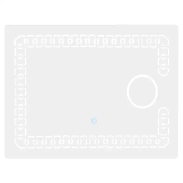 Зеркало Lidz 140.08.02 700х500 с LED-подсветкой (LD55781400802W)