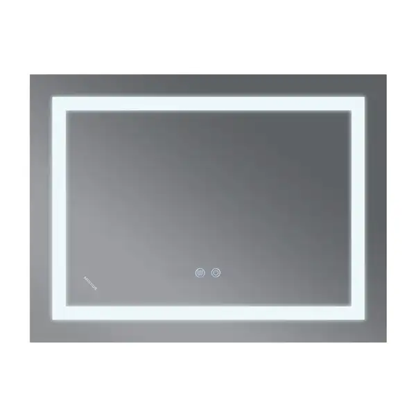 Дзеркало Mixxus WARM MR12-80x60-Reverse з Led Touch, Anti-fog, димером, регулятором яскравості (MI6 (MI6672)