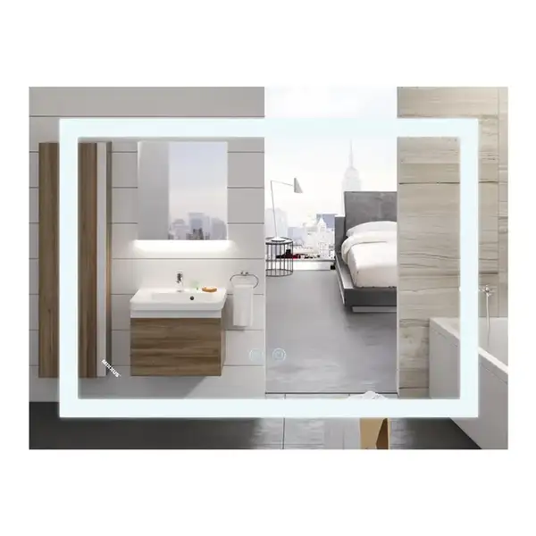 Дзеркало Mixxus WARM MR12-90x70-Reverse з Led Touch, Anti-fog, димером, регулятором яскравості (MI6 (MI6675)