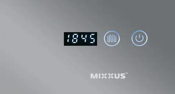 Дзеркало Mixxus HARD MR06-60x80 з Led Touch, Anti-fog, димером, регулятором яскравості, годинником (MI6929)