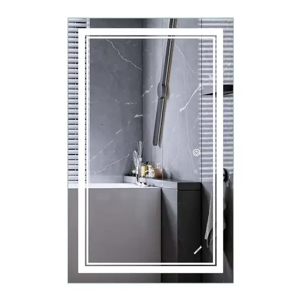 Дзеркало Mixxus Premium QUADRO MR20-50x80-Reverse з Led Touch, Anti-fog, димером, регулятором яскра (MP6620)