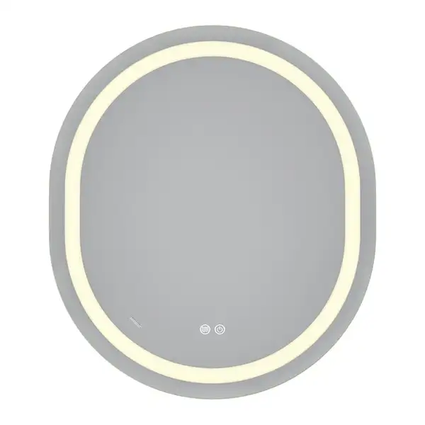 Дзеркало Mixxus Premium ELLIPSE MV05-80x70-Reverse з Led Touch, Anti-fog, димером (3-6,5kK) (MP6643