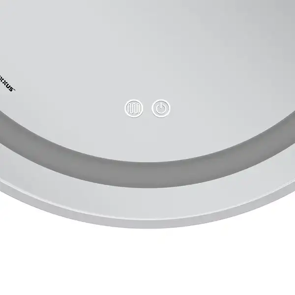 Дзеркало Mixxus Premium ELLIPSE MV05-80x70-Reverse WHITE з Led Touch, Anti-fog, димером (3-6,5kK) ( (MP6645)