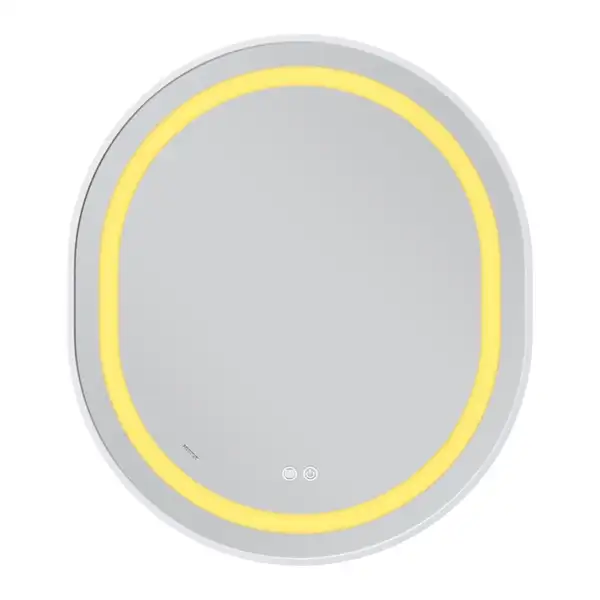 Дзеркало Mixxus Premium ELLIPSE MV05-80x70-Reverse WHITE з Led Touch, Anti-fog, димером (3-6,5kK) ( (MP6645)