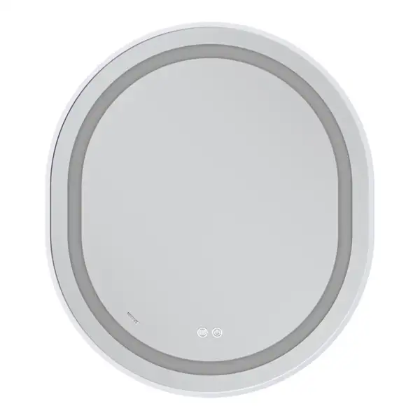 Дзеркало Mixxus Premium ELLIPSE MV05-80x70-Reverse WHITE з Led Touch, Anti-fog, димером (3-6,5kK) ( (MP6645)