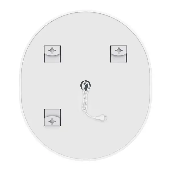 Дзеркало Mixxus Premium ELLIPSE MV05-80x70-Reverse WHITE з Led Touch, Anti-fog, димером (3-6,5kK) ( (MP6645)