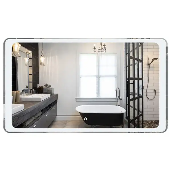 Зеркало Qtap Leo 1200х700 с LED-подсветкой QT1178141870120W