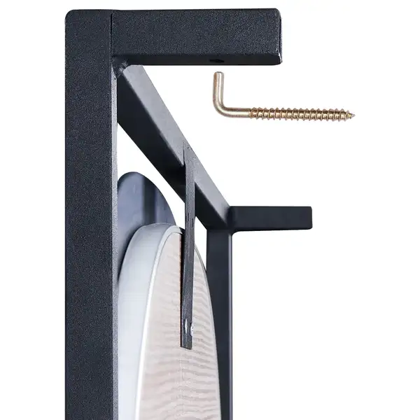 Зеркало Qtap Taurus 800х850х140 Black/Whitish oak с LED-подсветкой QT2478ZP600BWO