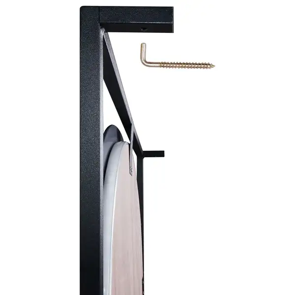 Зеркало Qtap Taurus 700х850х140 Black/Whitish oak с LED-подсветкой QT2478ZP800BWO