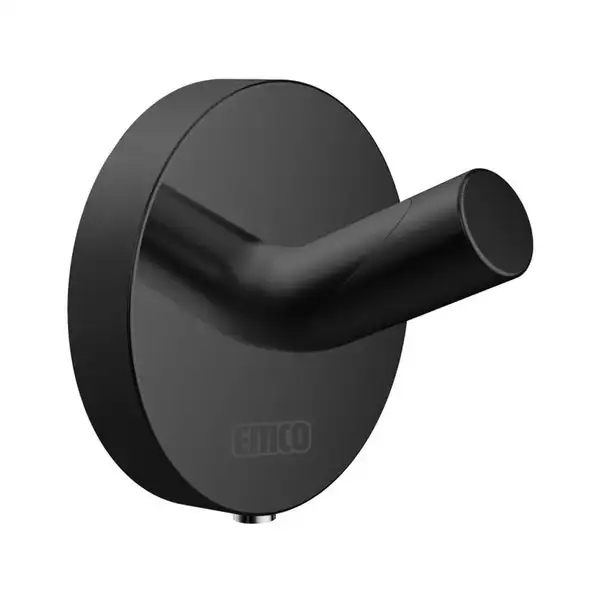 Крючок Emco Round, чёрный матовый (437513300)