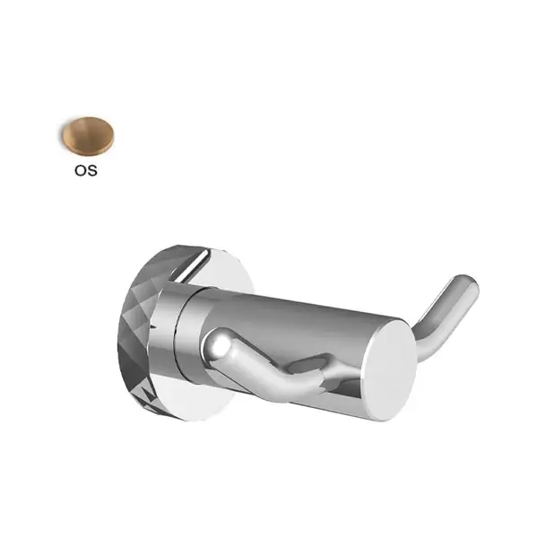 Fima Carlo Гачок подвійний Fima Rotola, Золото брошуроване (F6004_2OS)
